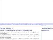 Tablet Screenshot of braune-lackvertrieb.de